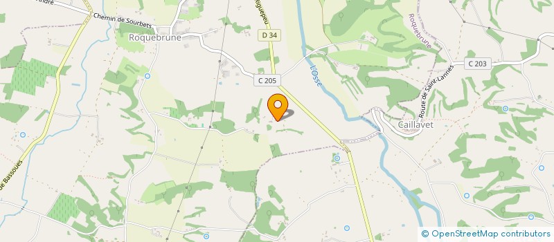 localisation de l'entreprise MONSIEUR FRANCOIS DE SAXCE  ROQUEBRUNE