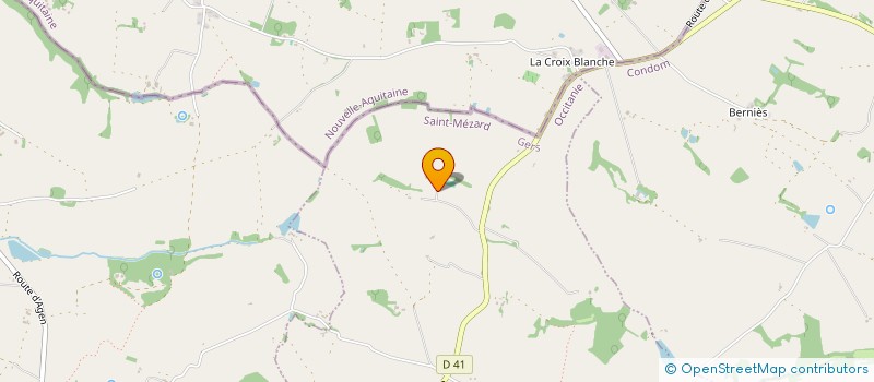 localisation de l'entreprise MONSIEUR FRANCOIS DE SEISSAN DE MARIGNAN DE SCORRAILLE  SAINT-MEZARD