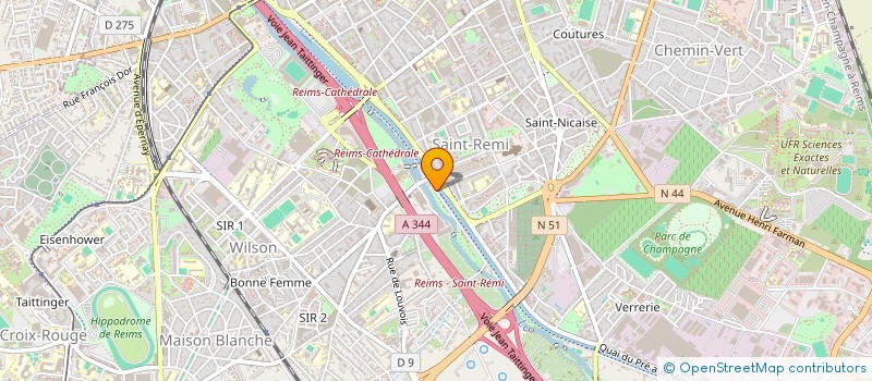 localisation de l'entreprise MONSIEUR FRANCOIS DE SOUZA OLIVEIRA  REIMS