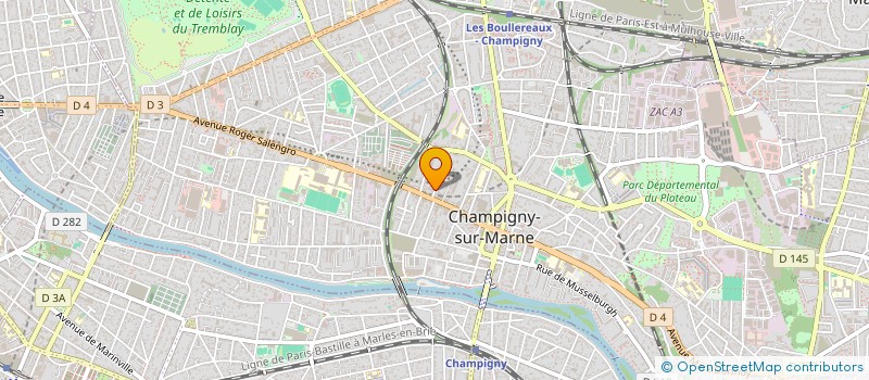 localisation de l'entreprise MONSIEUR FRANCOIS DEBERNE à CHAMPIGNY-SUR-MARNE