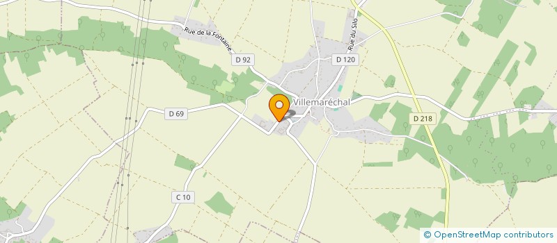 localisation de l'entreprise MONSIEUR FRANCOIS DEBIEN à VILLEMARECHAL