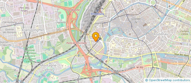 localisation de l'entreprise MONSIEUR FRANCOIS DECAUDIN  STRASBOURG