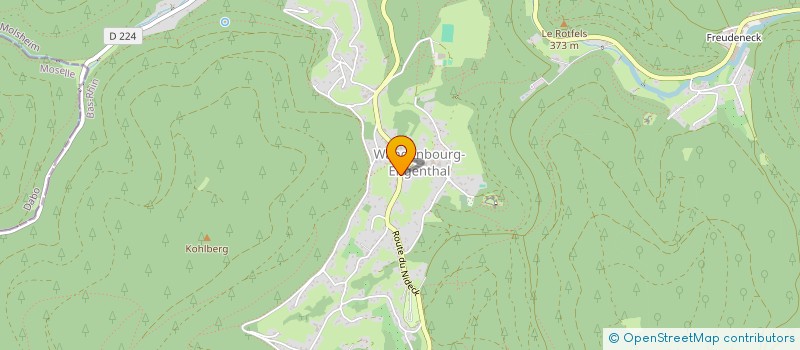 localisation de l'entreprise MONSIEUR FRANCOIS DECOBERT  WANGENBOURG-ENGENTHAL