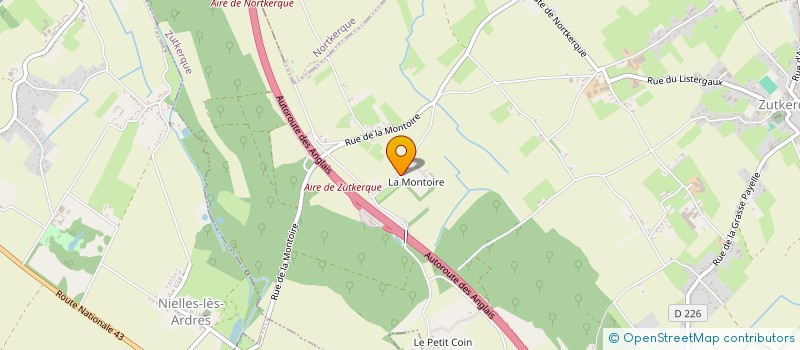 localisation de l'entreprise MONSIEUR FRANCOIS DECOUFOUR  OFFEKERQUE