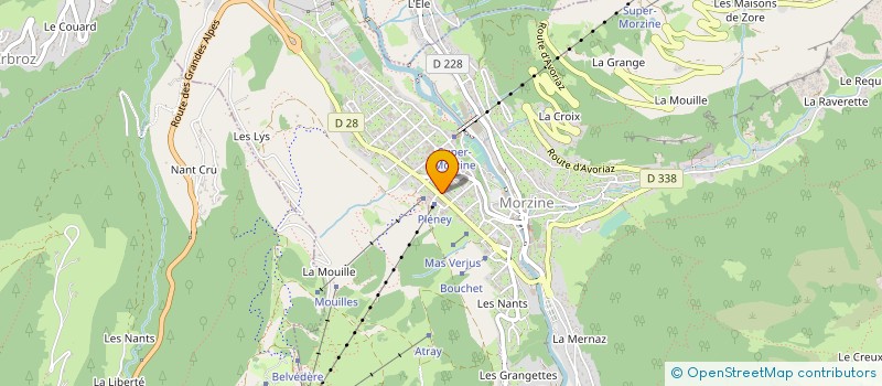 localisation de l'entreprise MONSIEUR FRANCOIS DEFFERT à MORZINE