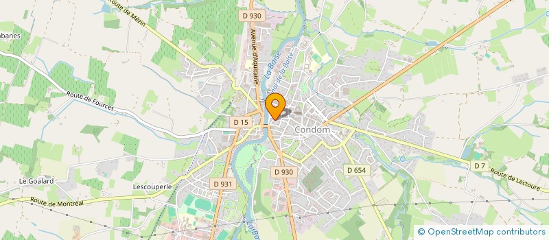 localisation de l'entreprise MONSIEUR FRANCOIS DEGANS à CONDOM