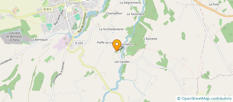 localisation de l'entreprise MONSIEUR FRANCOIS DEGRENNE  TINCHEBRAY-BOCAGE