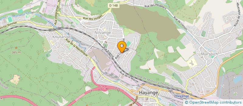 localisation de l'entreprise MONSIEUR FRANCOIS DEJASMIN  NILVANGE