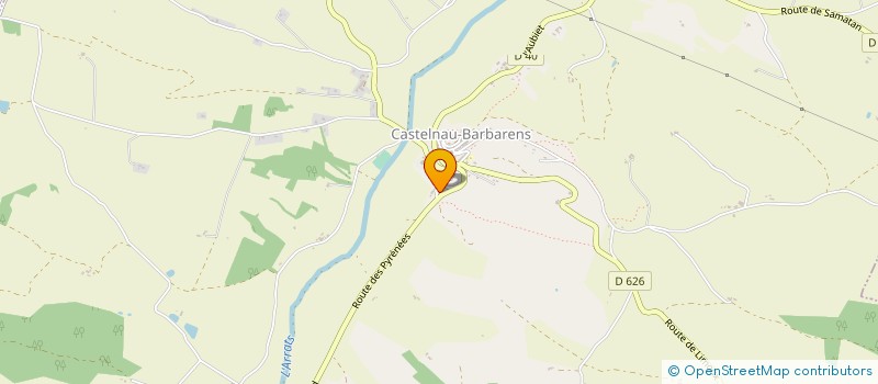 localisation de l'entreprise MONSIEUR FRANCOIS DEJEUMONT  CASTELNAU-BARBARENS