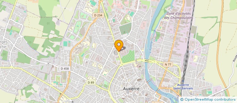 localisation de l'entreprise MONSIEUR FRANCOIS DELABROUILLE--ANGLARET  AUXERRE