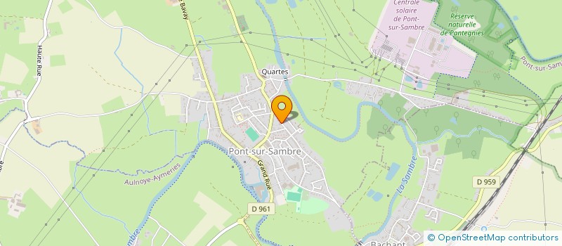 localisation de l'entreprise MONSIEUR FRANCOIS DELACOURT  PONT-SUR-SAMBRE