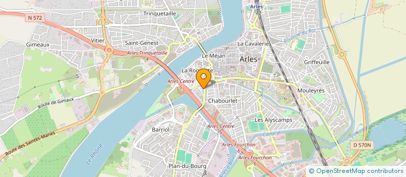 localisation de l'entreprise MONSIEUR FRANCOIS DELADERRIERE à ARLES