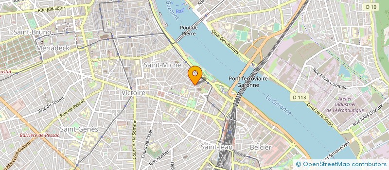 localisation de l'entreprise MONSIEUR FRANCOIS DELAGE à BORDEAUX