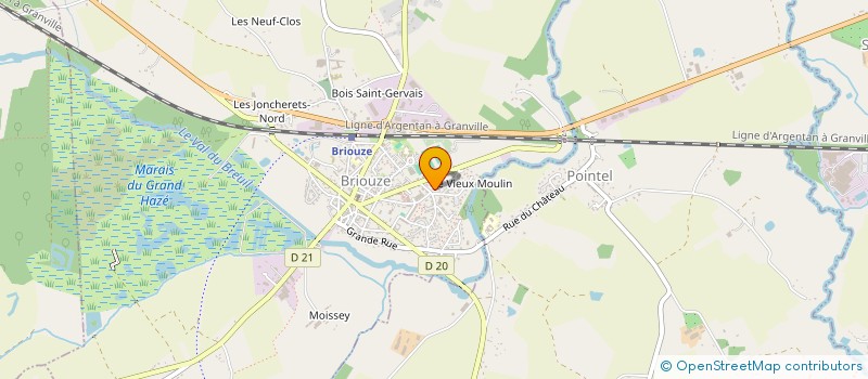 localisation de l'entreprise MONSIEUR FRANCOIS DELANGE à BRIOUZE
