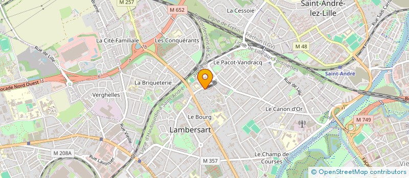 localisation de l'entreprise MONSIEUR FRANCOIS DELANNOY à LAMBERSART