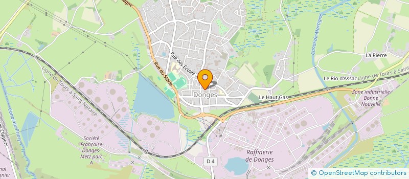 localisation de l'entreprise MONSIEUR FRANCOIS DELANOUE  DONGES