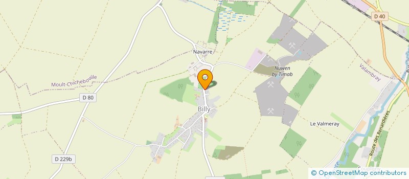 localisation de l'entreprise MONSIEUR FRANCOIS DELASALLE  VALAMBRAY