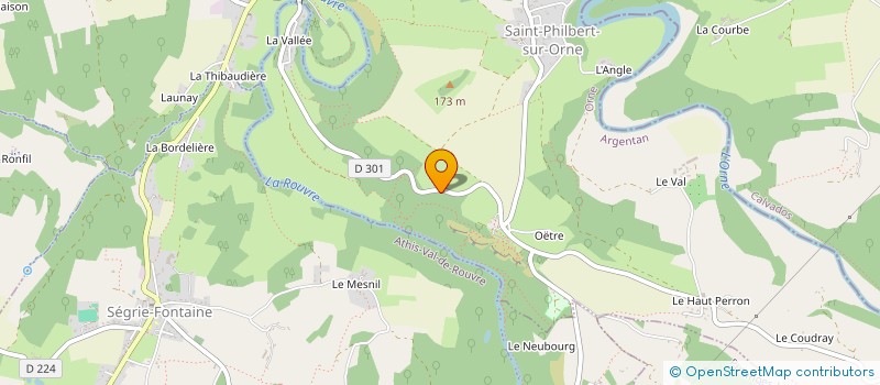 localisation de l'entreprise MONSIEUR FRANCOIS DELATRE à MENIL HUBERT SUR ORNE