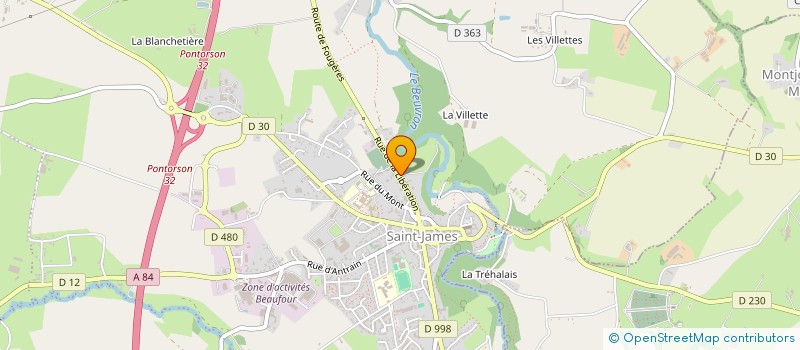 localisation de l'entreprise MONSIEUR FRANCOIS DELAVESNE à SAINT-JAMES