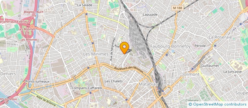 localisation de l'entreprise MONSIEUR FRANCOIS DELBES à TOULOUSE