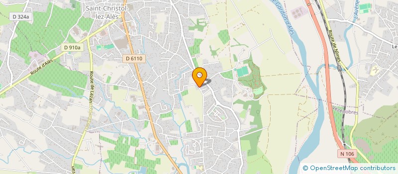 localisation de l'entreprise MONSIEUR FRANCOIS DELEUZE  SAINT-CHRISTOL-LEZ-ALES