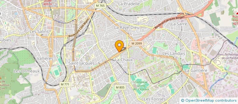 localisation de l'entreprise MONSIEUR FRANCOIS DELINIERE à CLERMONT-FERRAND