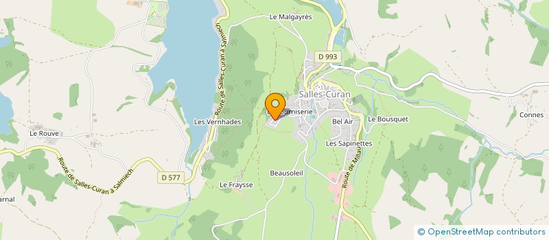 localisation de l'entreprise MONSIEUR FRANCOIS DELMAS à SALLES-CURAN