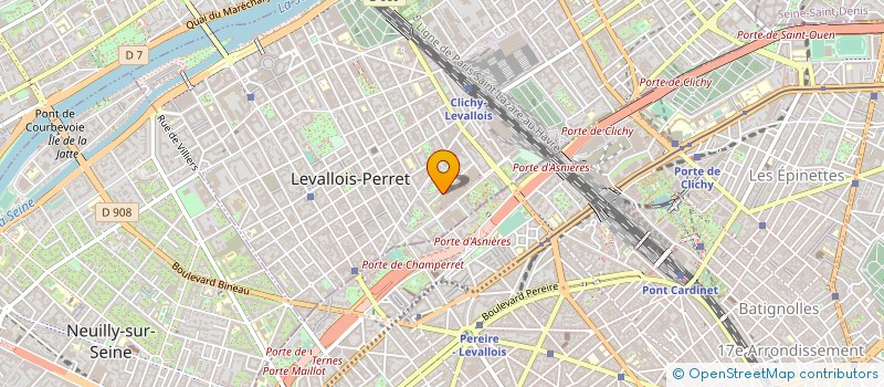 localisation de l'entreprise MONSIEUR FRANCOIS DELORME à LEVALLOIS-PERRET