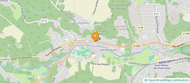 localisation de l'entreprise MONSIEUR FRANCOIS DELOYE  CHEVREUSE