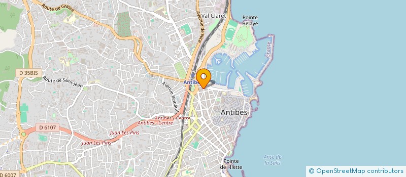 localisation de l'entreprise MONSIEUR FRANCOIS DELPORTE à ANTIBES