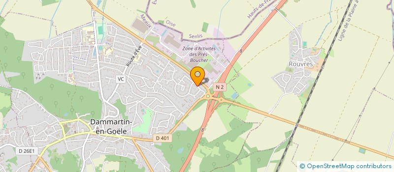localisation de l'entreprise MONSIEUR FRANCOIS DELPY à DAMMARTIN-EN-GOELE