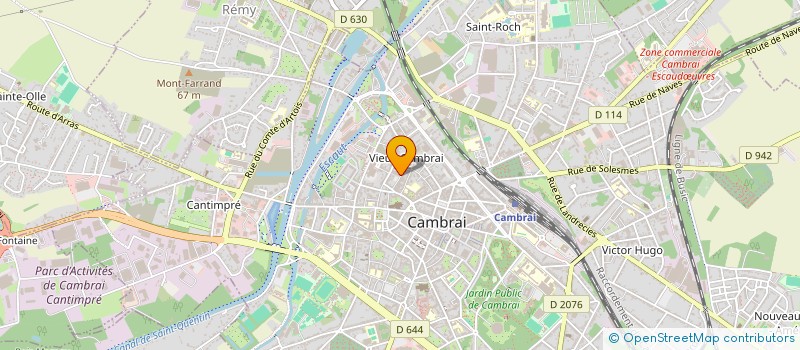 localisation de l'entreprise MONSIEUR FRANCOIS DELSART  CAMBRAI