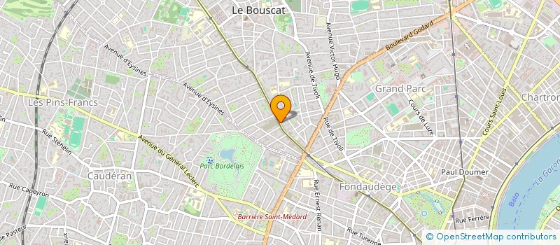 localisation de l'entreprise MONSIEUR FRANCOIS DELTEL  LE BOUSCAT