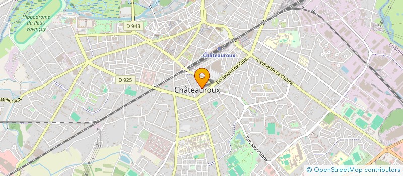 localisation de l'entreprise MONSIEUR FRANCOIS DEMARTY à CHATEAUROUX