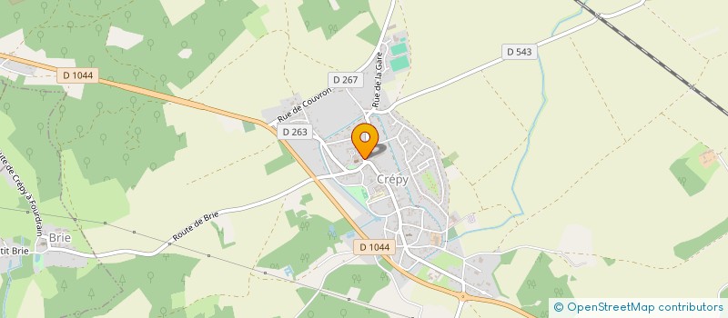 localisation de l'entreprise MONSIEUR FRANCOIS DEMAZURE  CREPY