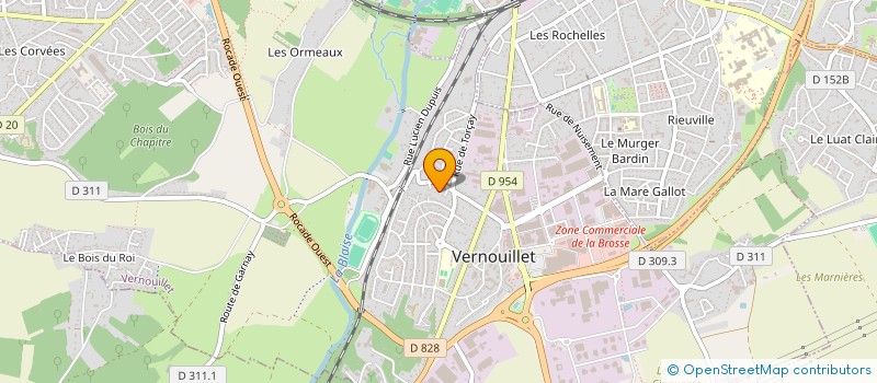 localisation de l'entreprise MONSIEUR FRANCOIS DEMERS à VERNOUILLET