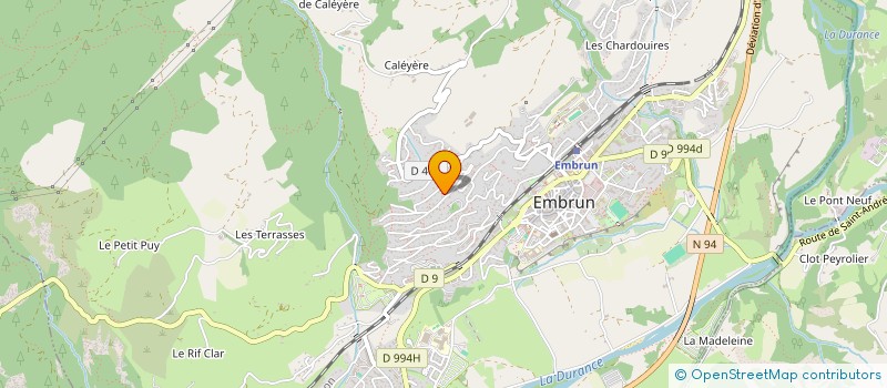 localisation de l'entreprise MONSIEUR FRANCOIS DENAYROU à EMBRUN