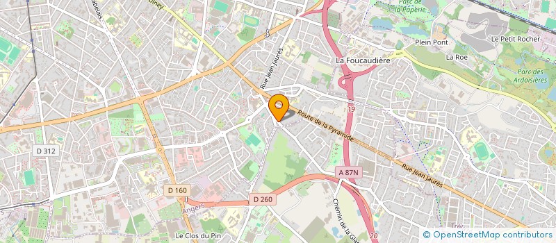 localisation de l'entreprise MONSIEUR FRANCOIS DENIS à ANGERS