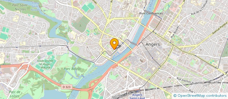 localisation de l'entreprise MONSIEUR FRANCOIS DENIS  ANGERS