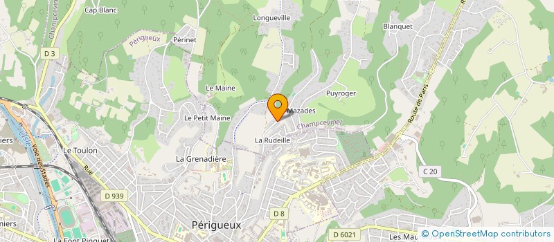 localisation de l'entreprise MONSIEUR FRANCOIS DENY à LIMOGES
