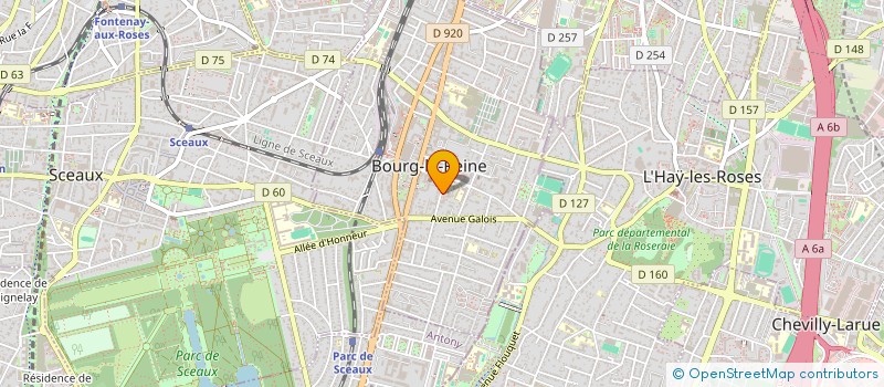 localisation de l'entreprise MONSIEUR FRANCOIS DEPARDON à BOURG-LA-REINE