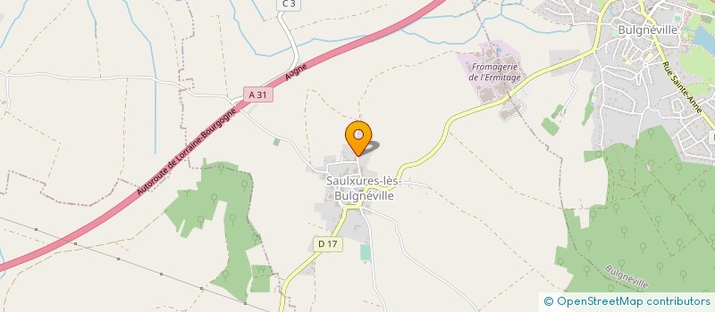 localisation de l'entreprise MONSIEUR FRANCOIS DEPINAL  SAUVILLE