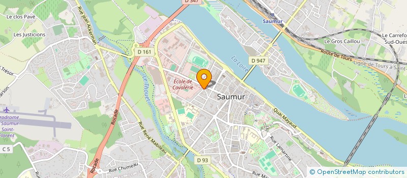 localisation de l'entreprise MONSIEUR FRANCOIS DEPLAGNE  SAUMUR