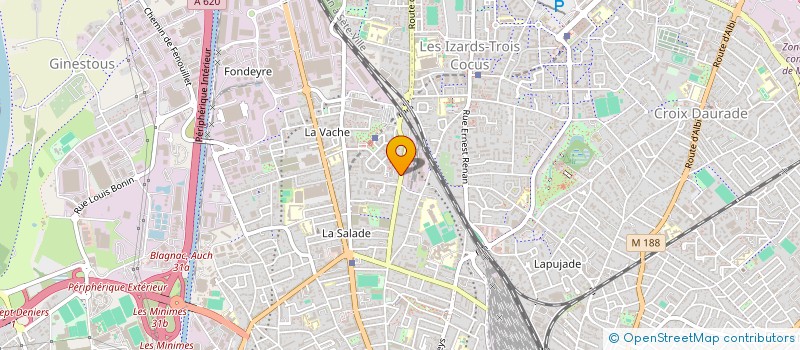 localisation de l'entreprise MONSIEUR FRANCOIS DERBIN à TOULOUSE