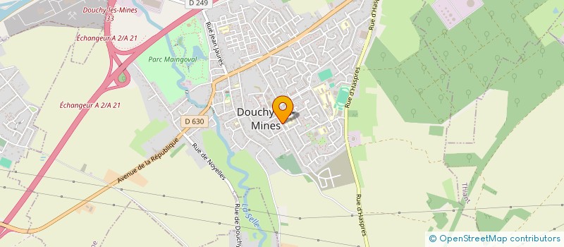 localisation de l'entreprise MONSIEUR FRANCOIS DERIEUX à DOUCHY-LES-MINES