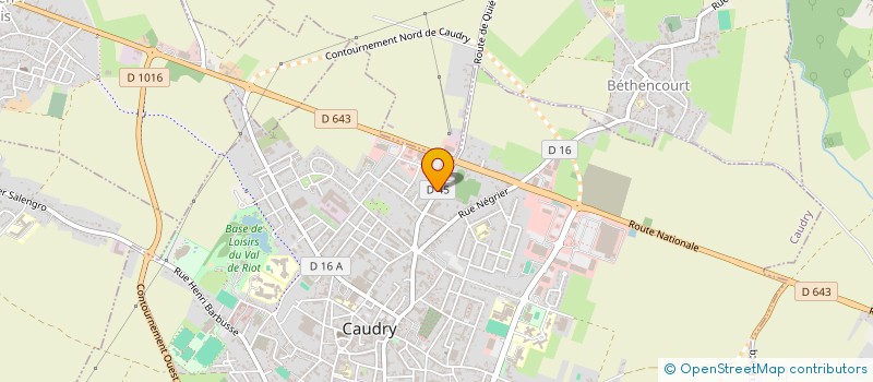 localisation de l'entreprise MONSIEUR FRANCOIS DEROUVROY à CAUDRY