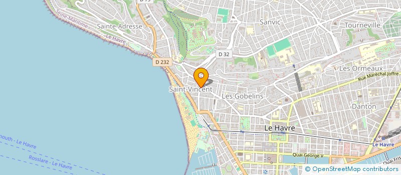 localisation de l'entreprise MONSIEUR FRANCOIS DESCHAMPS  LE HAVRE