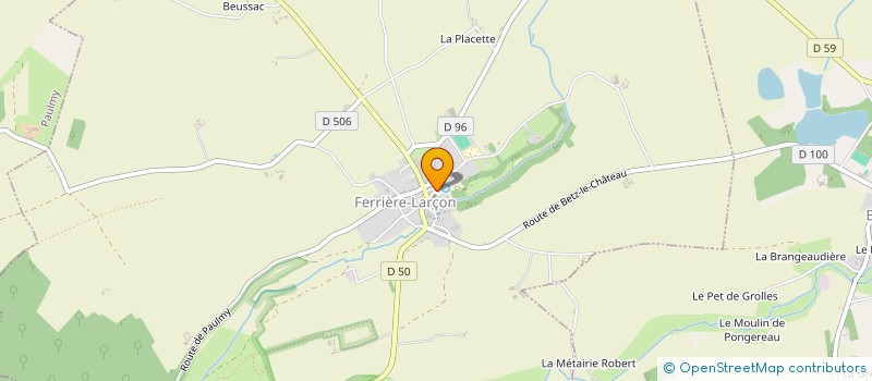 localisation de l'entreprise MONSIEUR FRANCOIS DESCHARLES  FERRIERE-LARCON