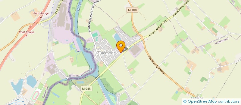 localisation de l'entreprise MONSIEUR FRANCOIS DESENNE  DEULEMONT