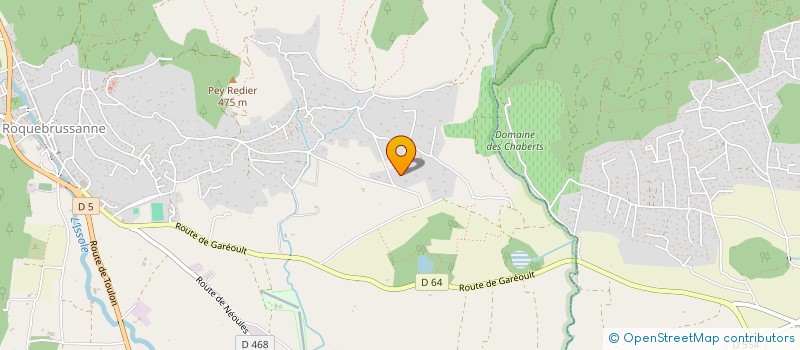 localisation de l'entreprise MONSIEUR FRANCOIS DESFORGES  LA ROQUEBRUSSANNE